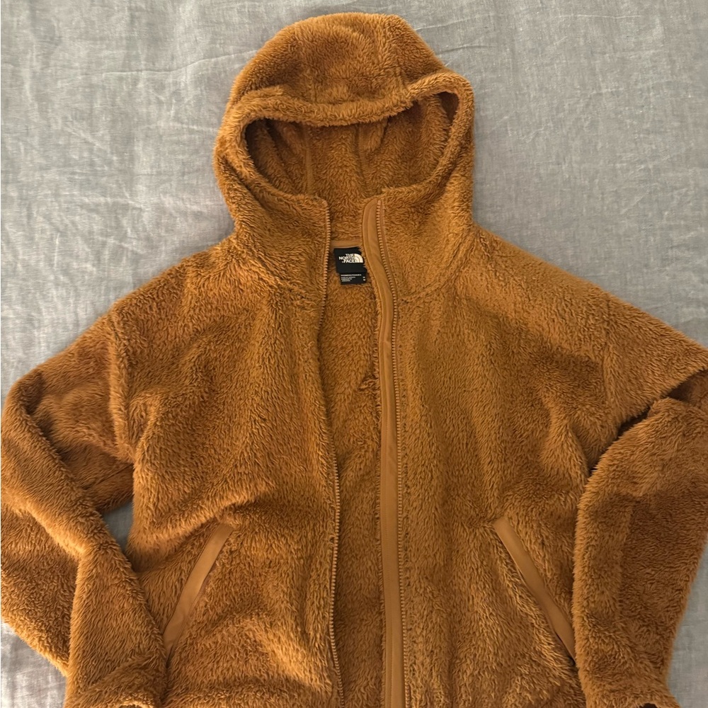 The North Face Chestnut Teddy Fleece Zip Hoodie